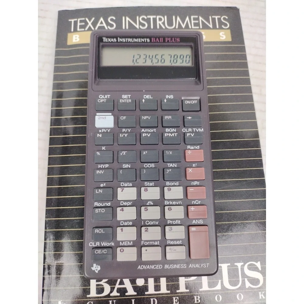 Texas Instruments BAII Plus Professional Advanced Business Analyst Calculator - Picture 9 of 10